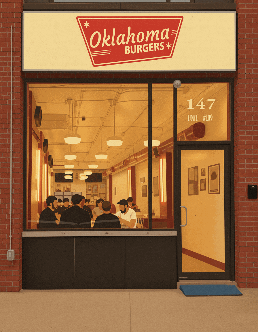 Spadina storefront illustration