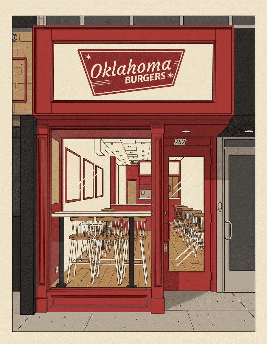 Yonge Street storefront illustration